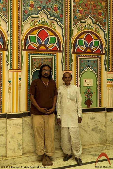 Artist Yusuf and Biju Bhaskar