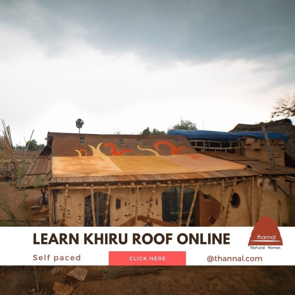 Rajasthan Khiru Roofing system online course for Natural Buildings