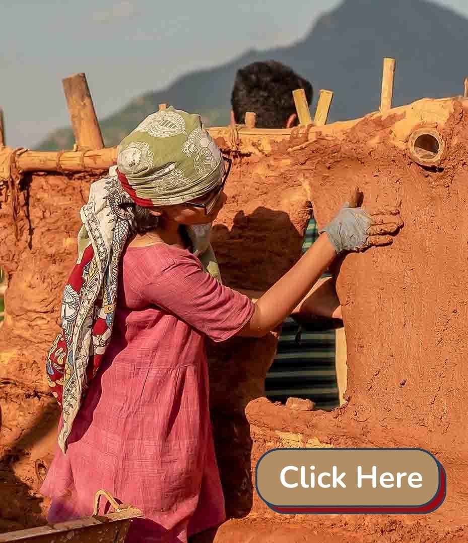 Indian hands-on natural building workshop